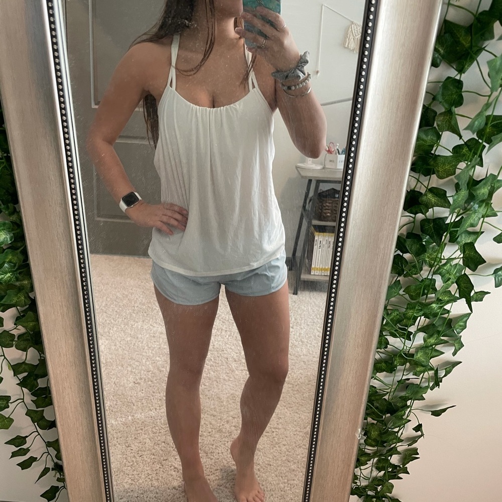 Lululemon lighten up tank (bra tank set)